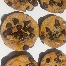 Load image into Gallery viewer, Chocolate chip Bread pudding cupcakes
